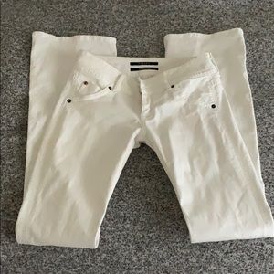 Hudson white size 26 bootcut jeans